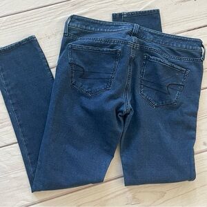 American Eagle Outfitters Dark Blue Skinny Jeans